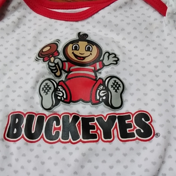 Team Athletics infant girl Ohio State onsie - Picture 3 of 5